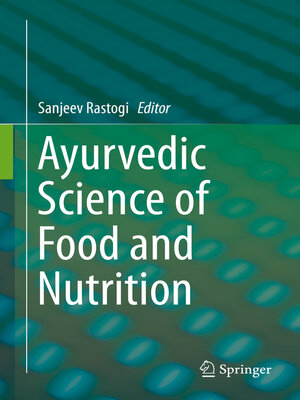 cover image of Ayurvedic Science of Food and Nutrition